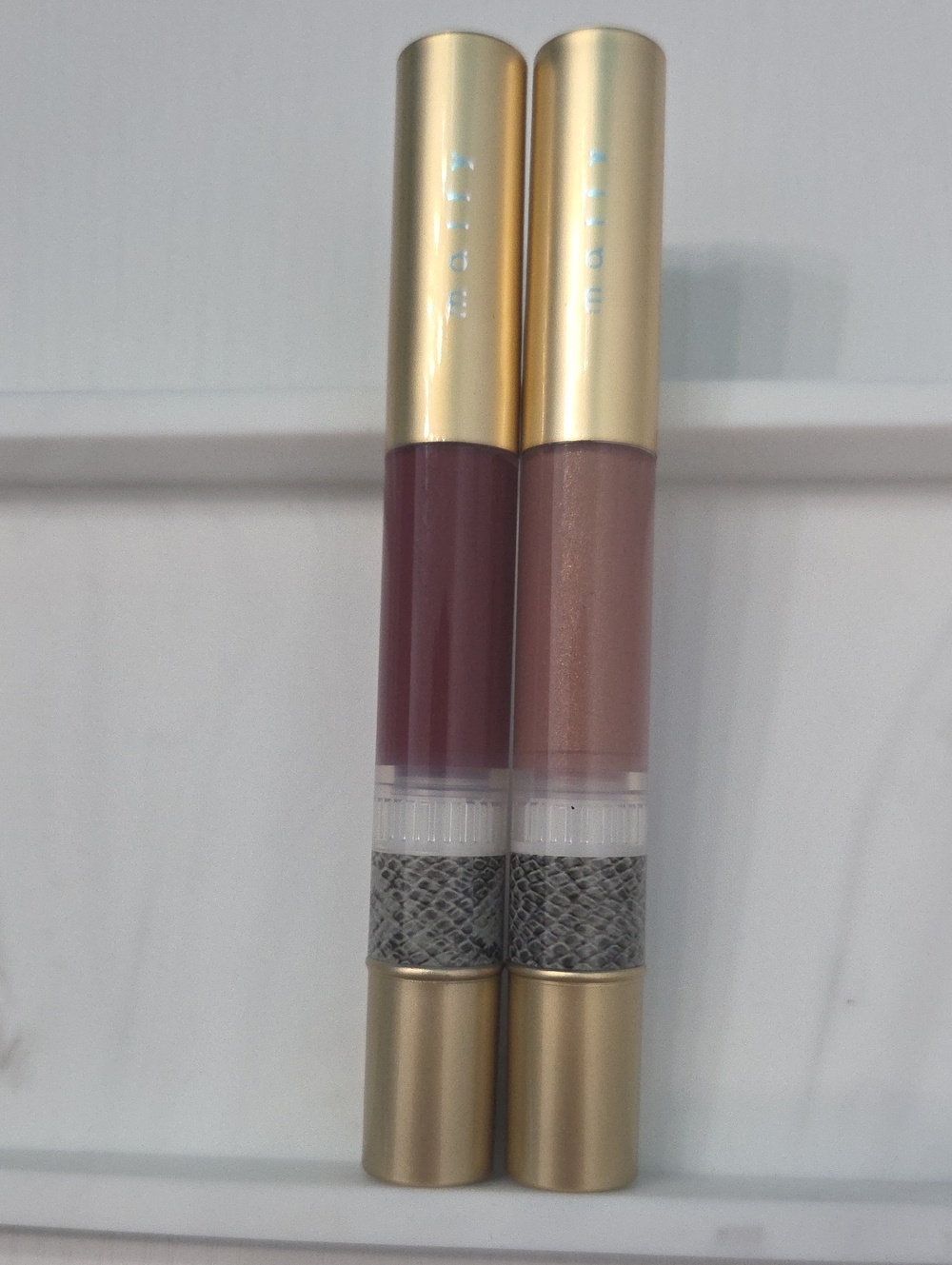Mally Liquid Lipstick & Gloss Set - Sweet Berry & Super Natural